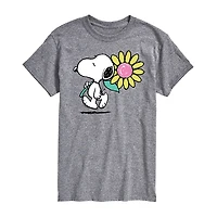 Mens Short Sleeve Peanuts Graphic T-Shirt