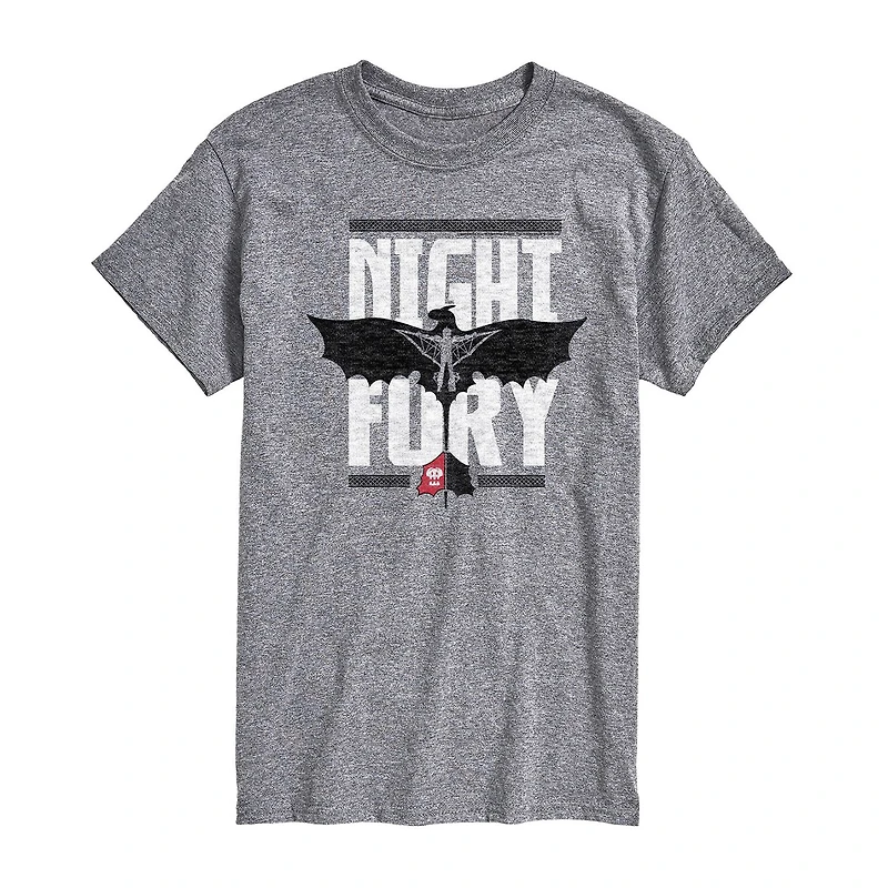 Mens Short Sleeve How To Train Your Dragon Graphic T-Shirt