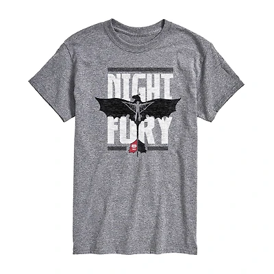 Mens Short Sleeve How To Train Your Dragon Graphic T-Shirt
