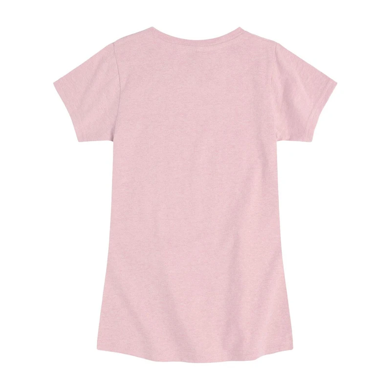 Little & Big Kid Girls Crew Neck Short Sleeve Regular Fit Graphic T-Shirt