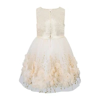 Lilt Little Girls Sleeveless Fit + Flare Dress
