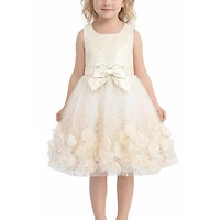 Lilt Little Girls Sleeveless Fit + Flare Dress