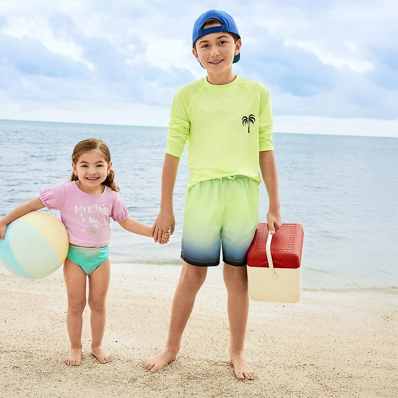 Thereabouts Little & Big Kid Boys Tie Dye Swim Trunks