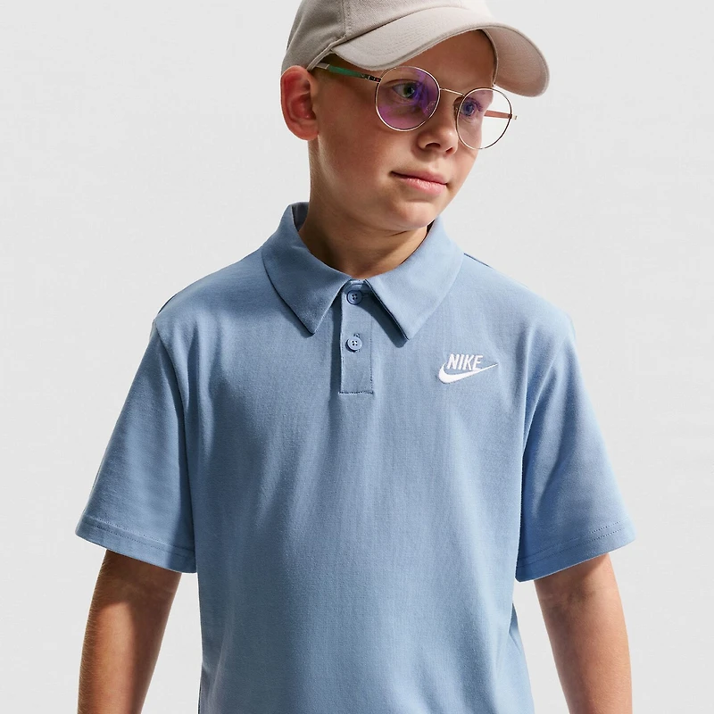 Nike Club Big Kid Unisex Short Sleeve Regular Fit Polo Shirt