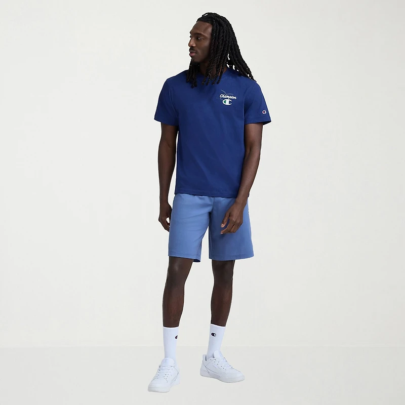Champion Mens Crew Neck Short Sleeve Regular Fit Graphic T-Shirt