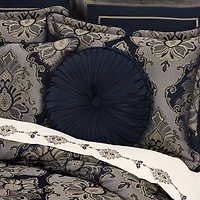 Five Queens Court Briarwood 1 Pair Round Throw Pillow