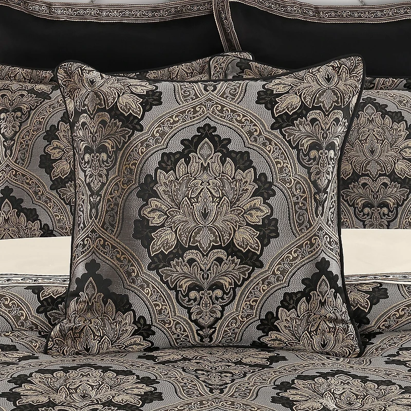 Five Queens Court Hawthorne Square Throw Pillow