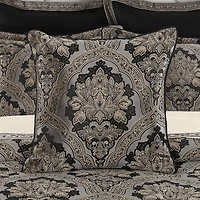 Five Queens Court Hawthorne Square Throw Pillow
