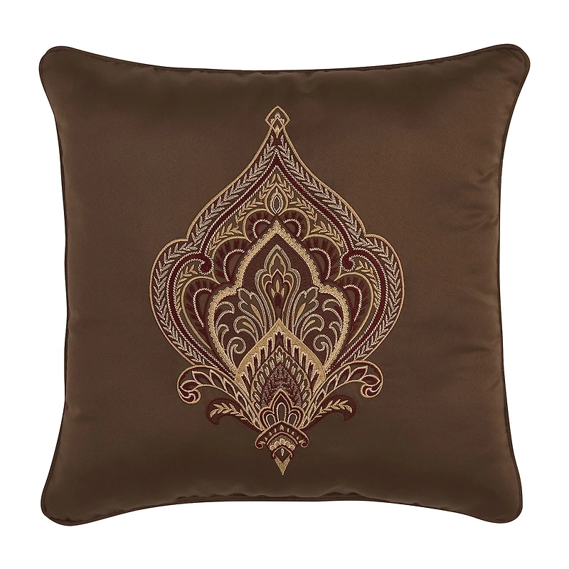 Five Queens Court Octavia Square Throw Pillow