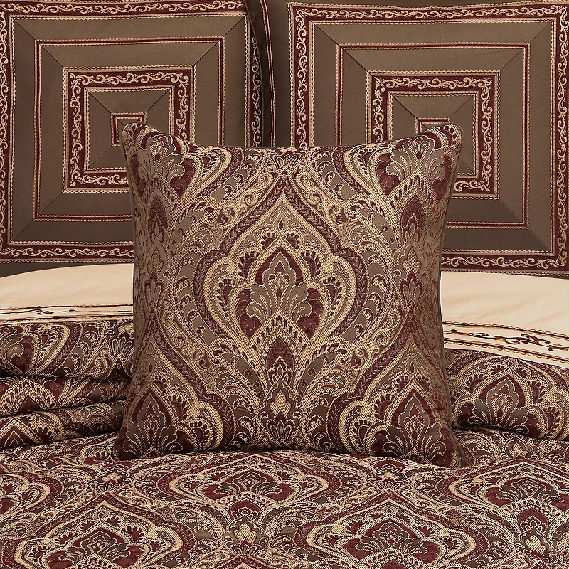 Five Queens Court Octavia Square Throw Pillow