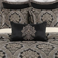 Five Queens Court Hawthorne Rectangular Throw Pillow