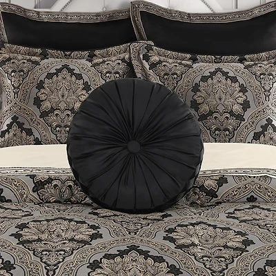 Five Queens Court Hawthorne Round Throw Pillow