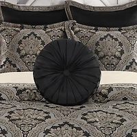 Five Queens Court Hawthorne Round Throw Pillow