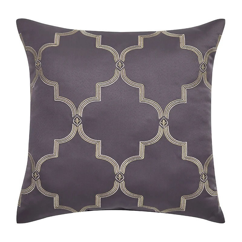 Five Queens Court Millbrook Square Throw Pillow