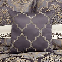 Five Queens Court Millbrook Square Throw Pillow