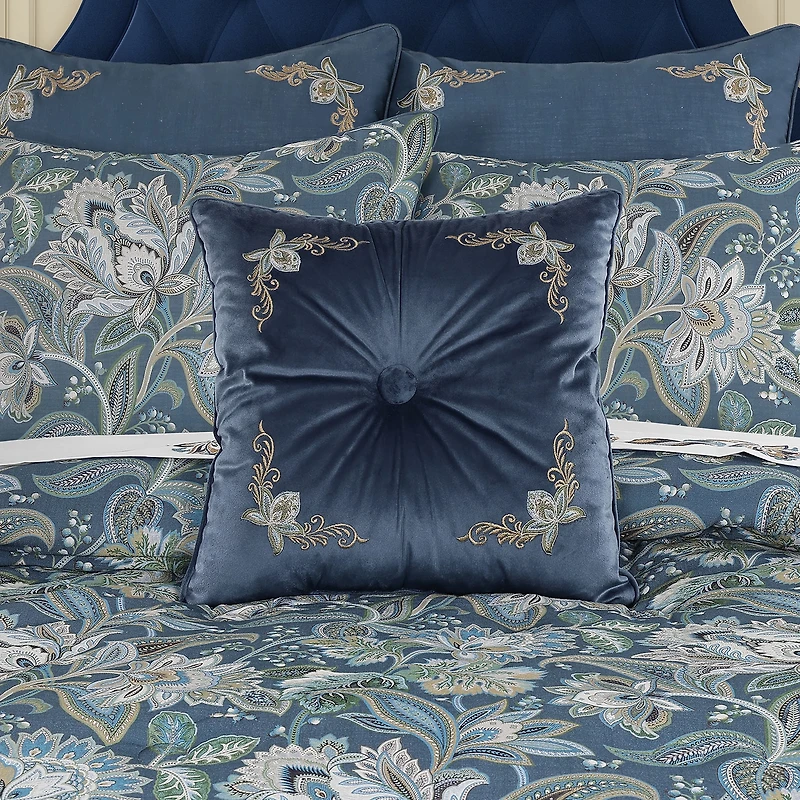 Five Queens Court Marietta Square Throw Pillow
