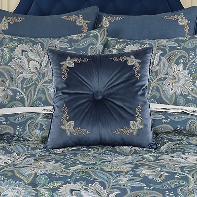 Five Queens Court Marietta Square Throw Pillow