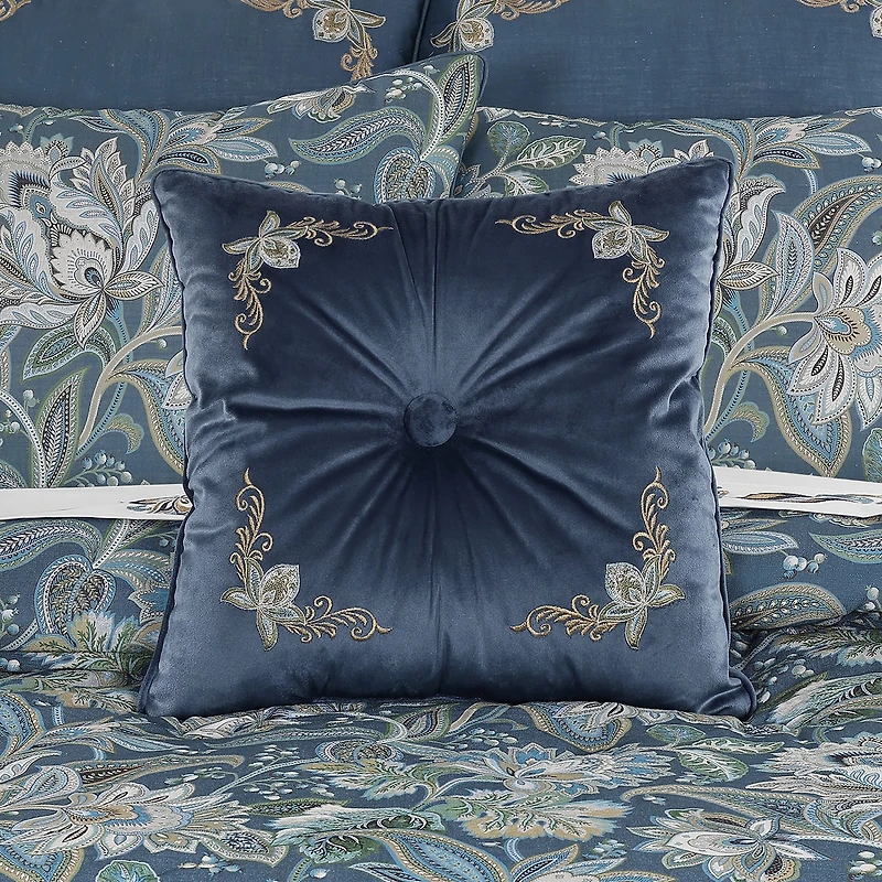 Five Queens Court Marietta Square Throw Pillow