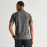 Stylus Mens Fitted Short Sleeve Polo Shirt
