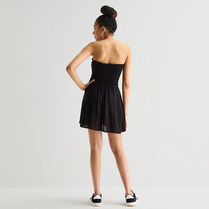 Arizona Womens Sleeveless Juniors Romper