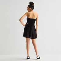 Arizona Womens Sleeveless Juniors Romper