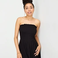 Arizona Womens Sleeveless Juniors Romper