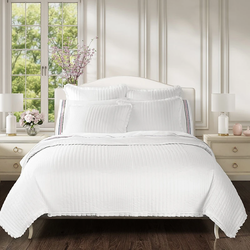 Queen Street Selma 3-pc. Embellished Quilt Set