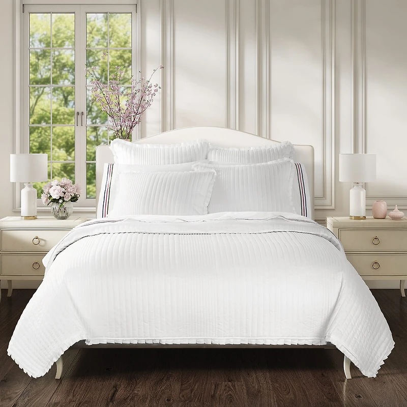 Queen Street Selma 3-pc. Embellished Quilt Set