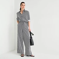 Worthington Womens Wide Leg High Rise Trouser