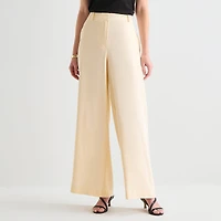 Worthington Womens Wide Leg High Rise Trouser