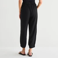 a.n.a Womens Linen Ankle Balloon Pant