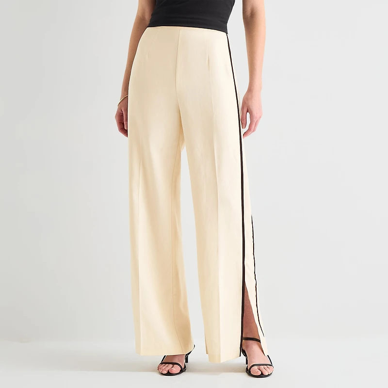 Worthington Womens Straight Mid Rise Trouser