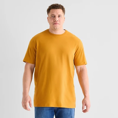 St. John's Bay Super Soft Mens Crew Neck Short Sleeve Quick Dry Big and Tall T-Shirt