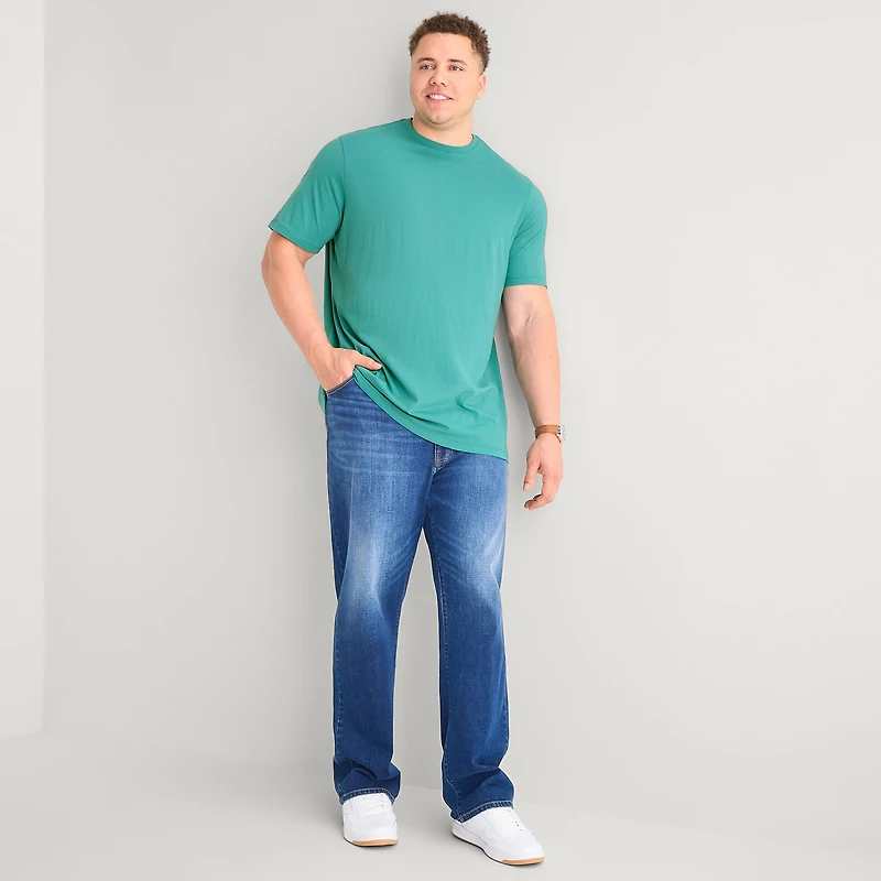 St. John's Bay Super Soft Mens Crew Neck Short Sleeve Quick Dry Big and Tall T-Shirt