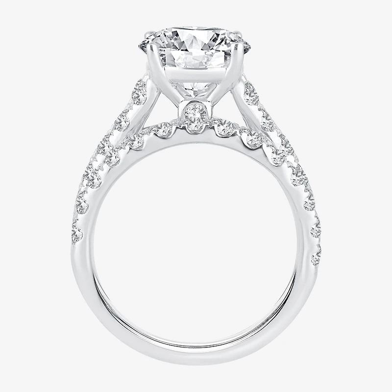 Signature By Modern Bride (H-I / Si1-Si2) Womens 5 CT. T.W. Lab Grown White Diamond 14K Gold Round Bridal Set