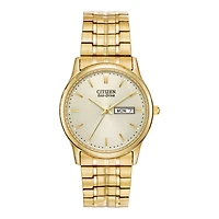 Citizen® Eco-Drive® Mens Gold-Tone Dress Watch BM8452-99P