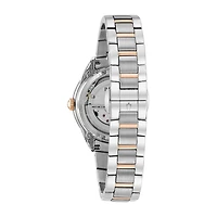 Bulova Sutton Womens Automatic Two Tone Bracelet Watch 98p170