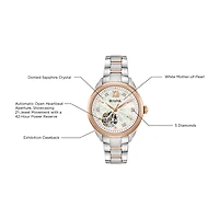 Bulova Sutton Womens Automatic Two Tone Bracelet Watch 98p170