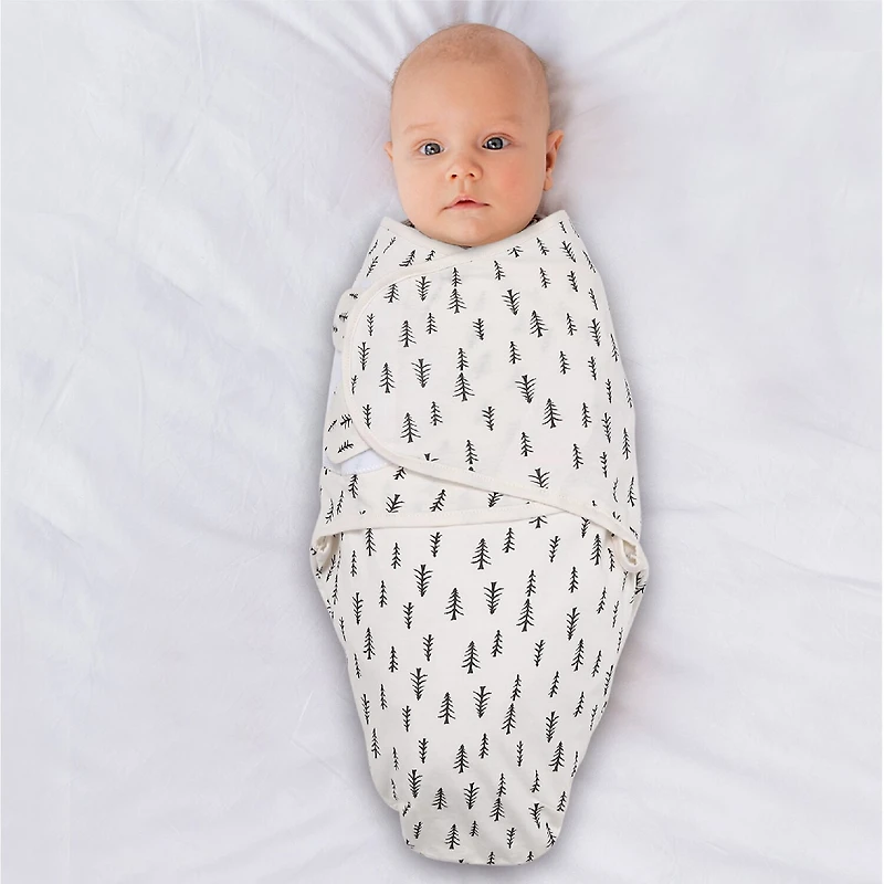 The Peanutshell Plaid Woodland 3-pc. Swaddle Blanket
