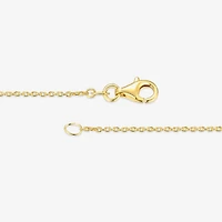 Womens White Cultured Freshwater Pearl 18K Gold Over Silver 18 Inch Pendant Necklace