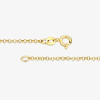 Womens White Cultured Freshwater Pearl 18K Gold Over Silver 18 Inch Pendant Necklace