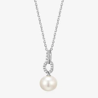 Womens White Cultured Freshwater Pearl Sterling Silver -pc. Jewelry Set
