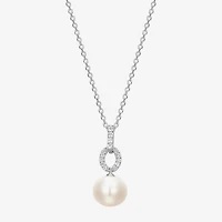 Womens White Cultured Freshwater Pearl Sterling Silver -pc. Jewelry Set