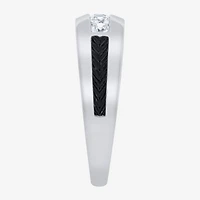 G / Si2) Mens 1/2 CT. T.W. Lab Grown White Diamond 10K Gold Wedding Engagement Ring