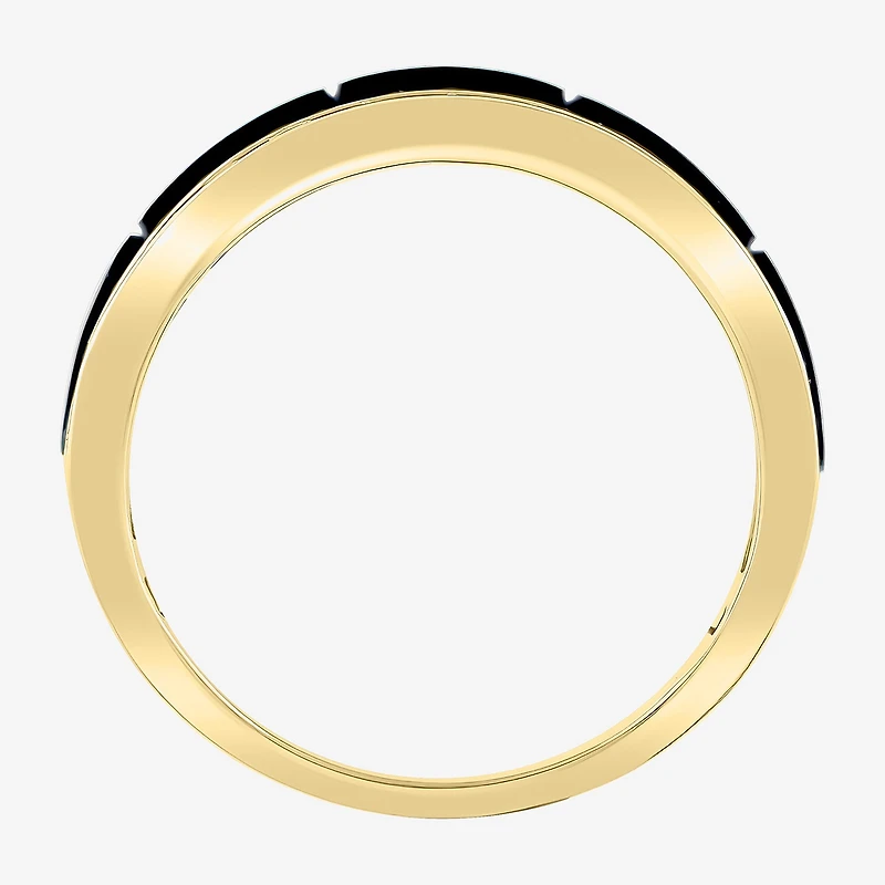 (G / Si2) Mens 1 1/2 CT. T.W. Lab Grown White Diamond 10K Gold Wedding Engagement Ring