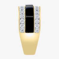 (G / Si2) Mens 1 1/2 CT. T.W. Lab Grown White Diamond 10K Gold Wedding Engagement Ring