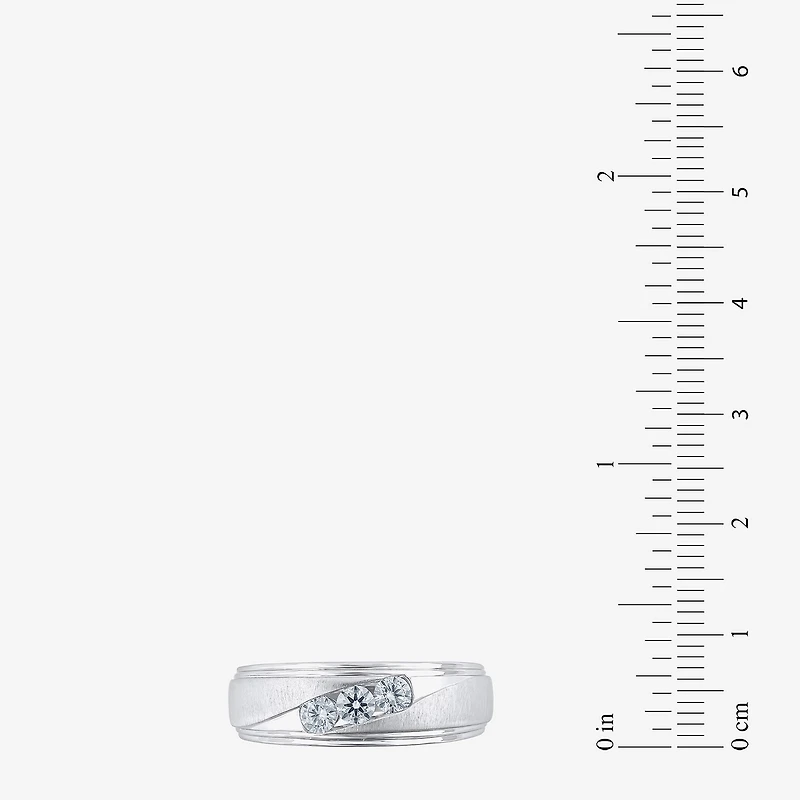 (G / Si2) Mens 1/2 CT. T.W. Lab Grown White Diamond 10K Gold Wedding Engagement Ring