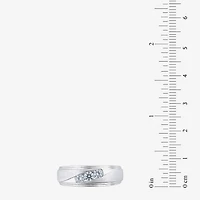 (G / Si2) Mens 1/2 CT. T.W. Lab Grown White Diamond 10K Gold Wedding Engagement Ring