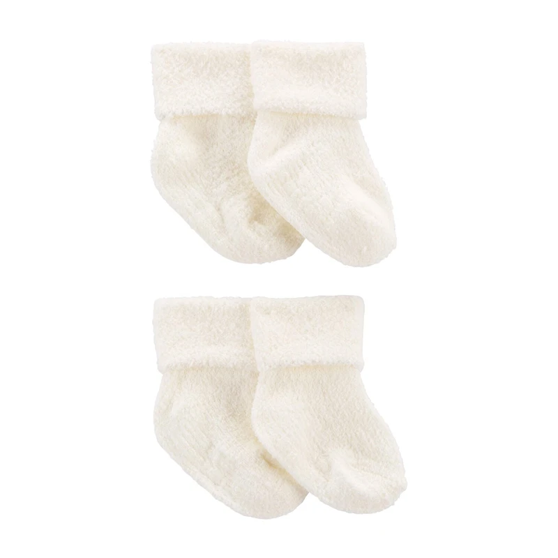 Carter's Little Baby Basics Unisex 4 Pair Booties