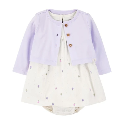 Carter's Baby Girls Fitted 2-pc. Dress Set